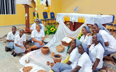 Nigéria.  Neuf professions en vie religieuse