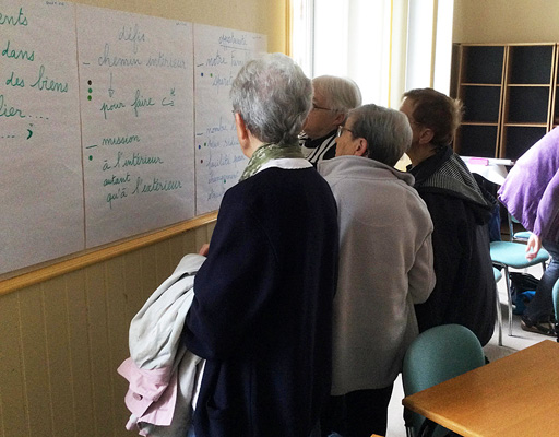 Rencontre de discernement vécue en Province France-Belgique